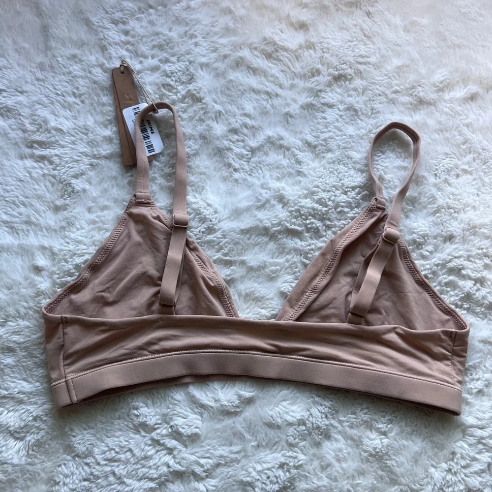 Skims Fits Everybody Triangle Bralette Clay BR-TRI-2024 Women's Size Large NWT